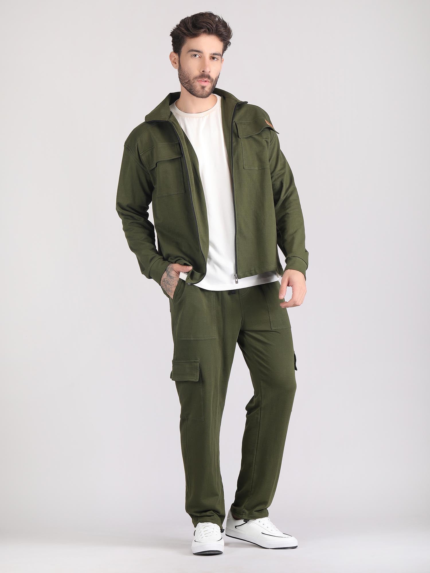Cotton Tracksuit Mens Cotton Tracksuit Mens Monte Carlo Grey