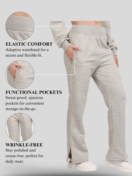 Women Bootcut Track Pants