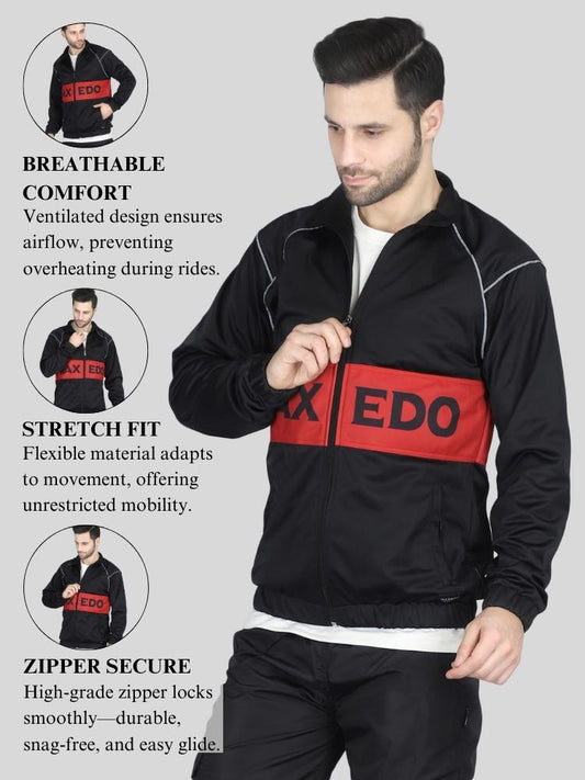 F1-Inspired Racing Biker Jacket