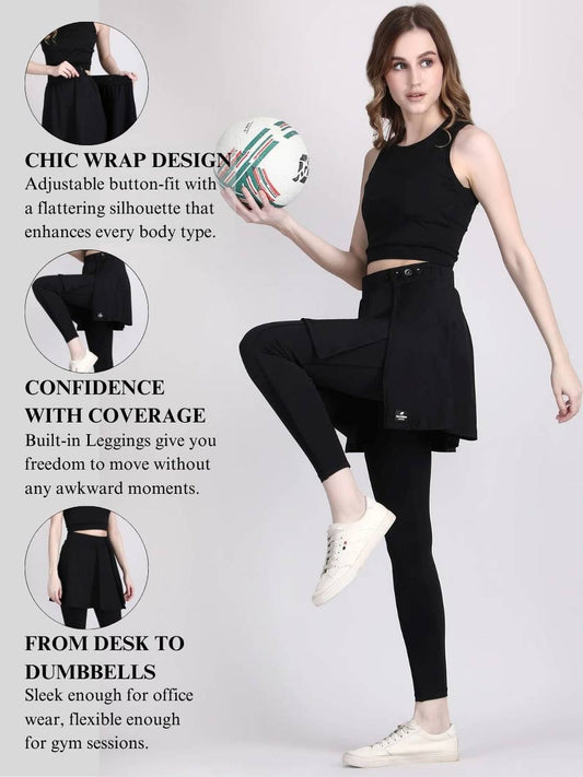 skirted leggings - leggings with skirt