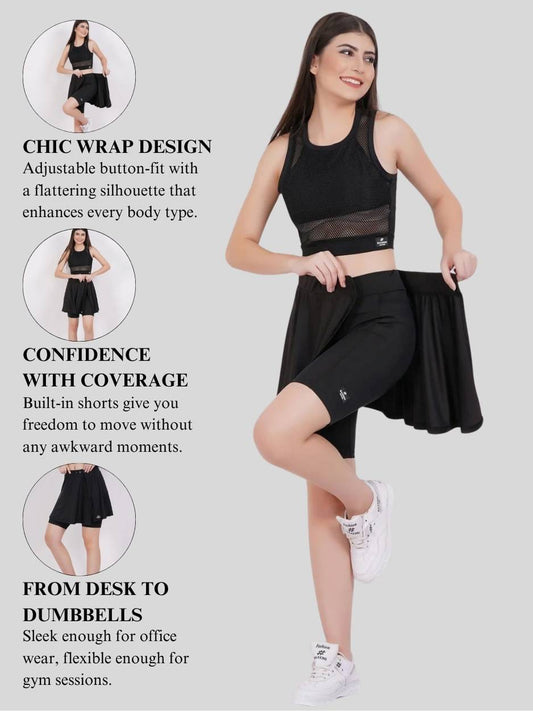 Women Skirt with Tights - Women Skorts