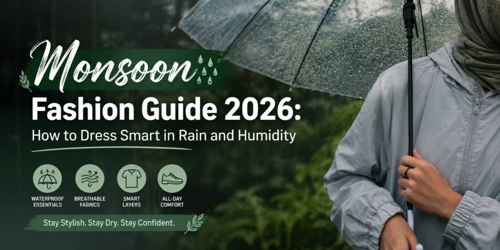 Monsoon Fashion Guide 2026: How to Dress Smart in Rain and Humidity