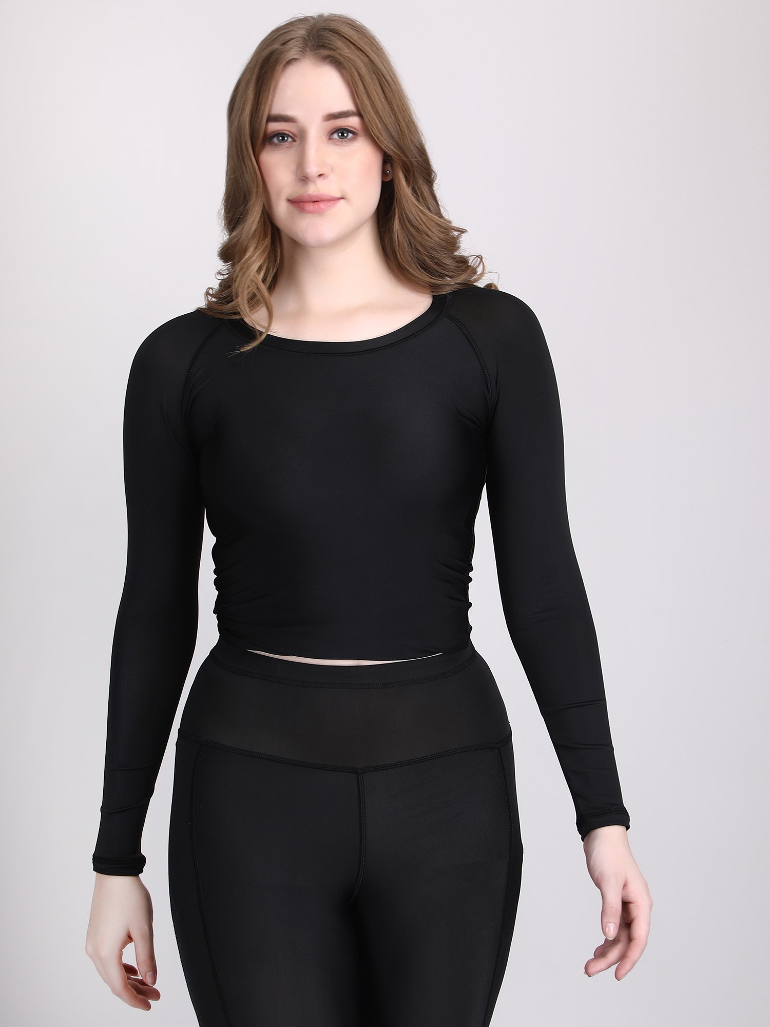 Compressed Tops Buy Compression Top Womens Online | Slim Fit Crop Top – RAXEDO