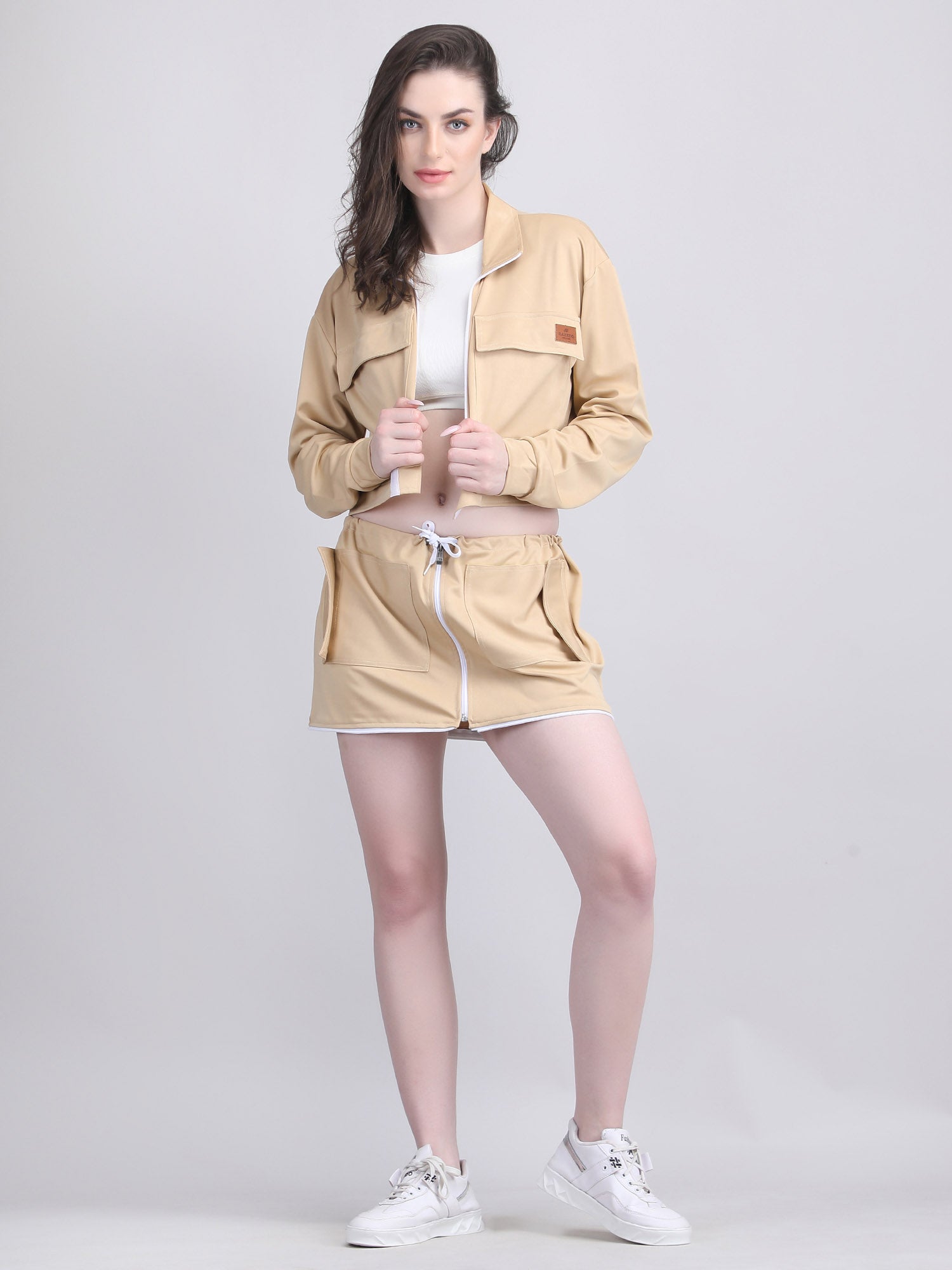 Women's 4-in-1 Convertible Jacket with Detachable Skirt
