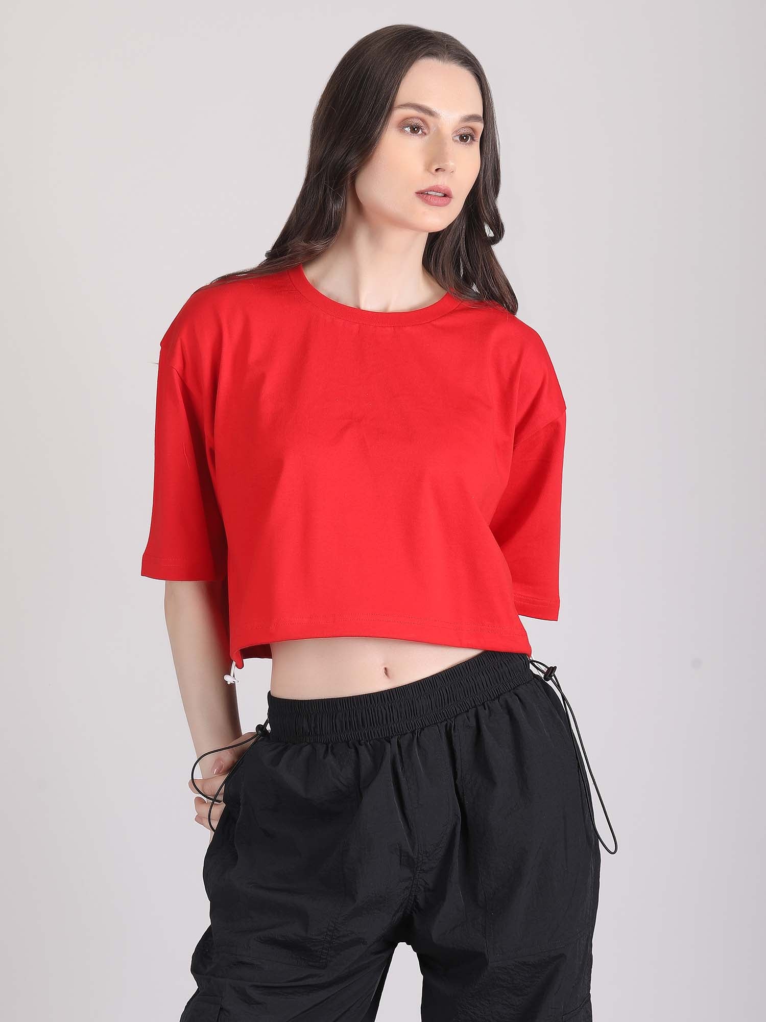 oversized crop top