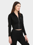 Slim Fit Crop Top Jacket