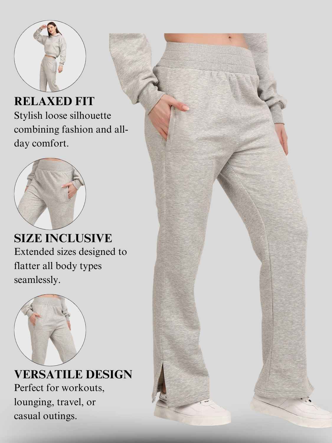 Women Bootcut Track Pants
