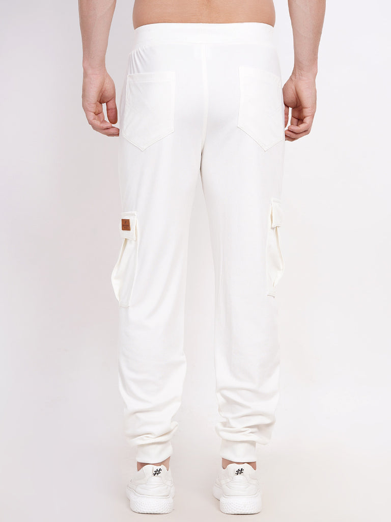 Men's Outdoor White Multiple Pockets Cargo Pants