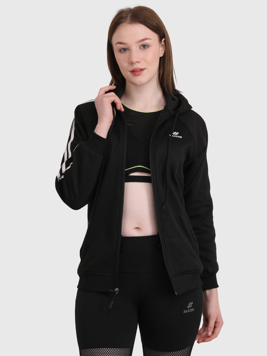 Fleece Women Hoodies Zip