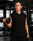 Women's Sleeveless Dri-fit Hoodie Gym Tops for Women