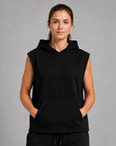 Women's Sleeveless Dri-fit Hoodie Gym Tops for Women