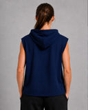Women's Sleeveless Dri-fit Hoodie Gym Tops for Women