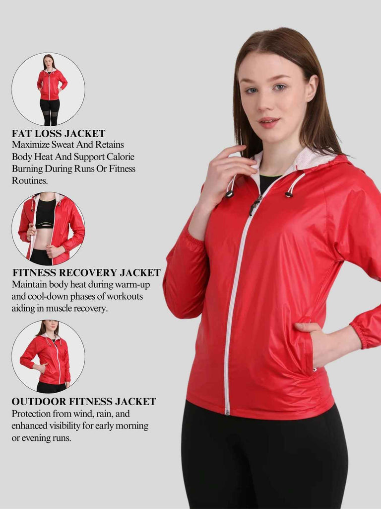 Buy Utility Jacket Women Online | Red Utility Jacket Women's – RAXEDO