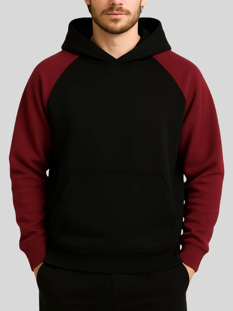 black-maroon