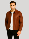 Faux Leather Jacket For Men